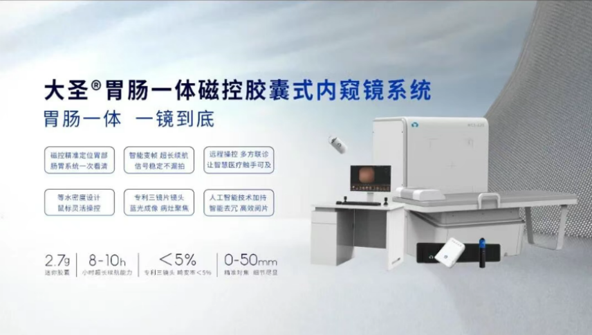 深圳市资福携大圣®胃肠体磁控胶囊式内窥镜系统重磅亮相2025深圳国际医疗器械展览会